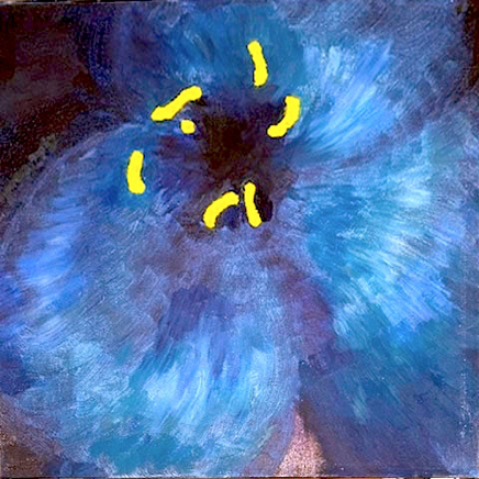 Pansy - acrylic painting - &copy;Lydia Charak-min.JPG