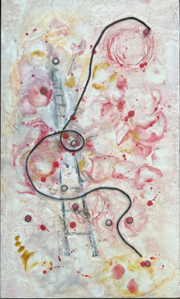 Step up - encaustic mixed media - &copy;Lydia Charak-min.jpg